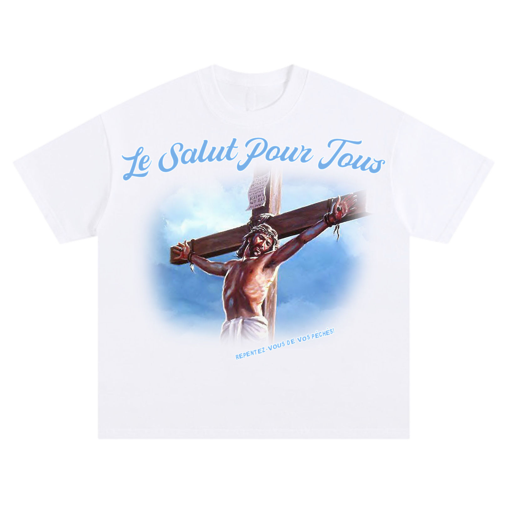 "LE SALUT POUR TOUS" TEE [WHITE] - DSC TOR