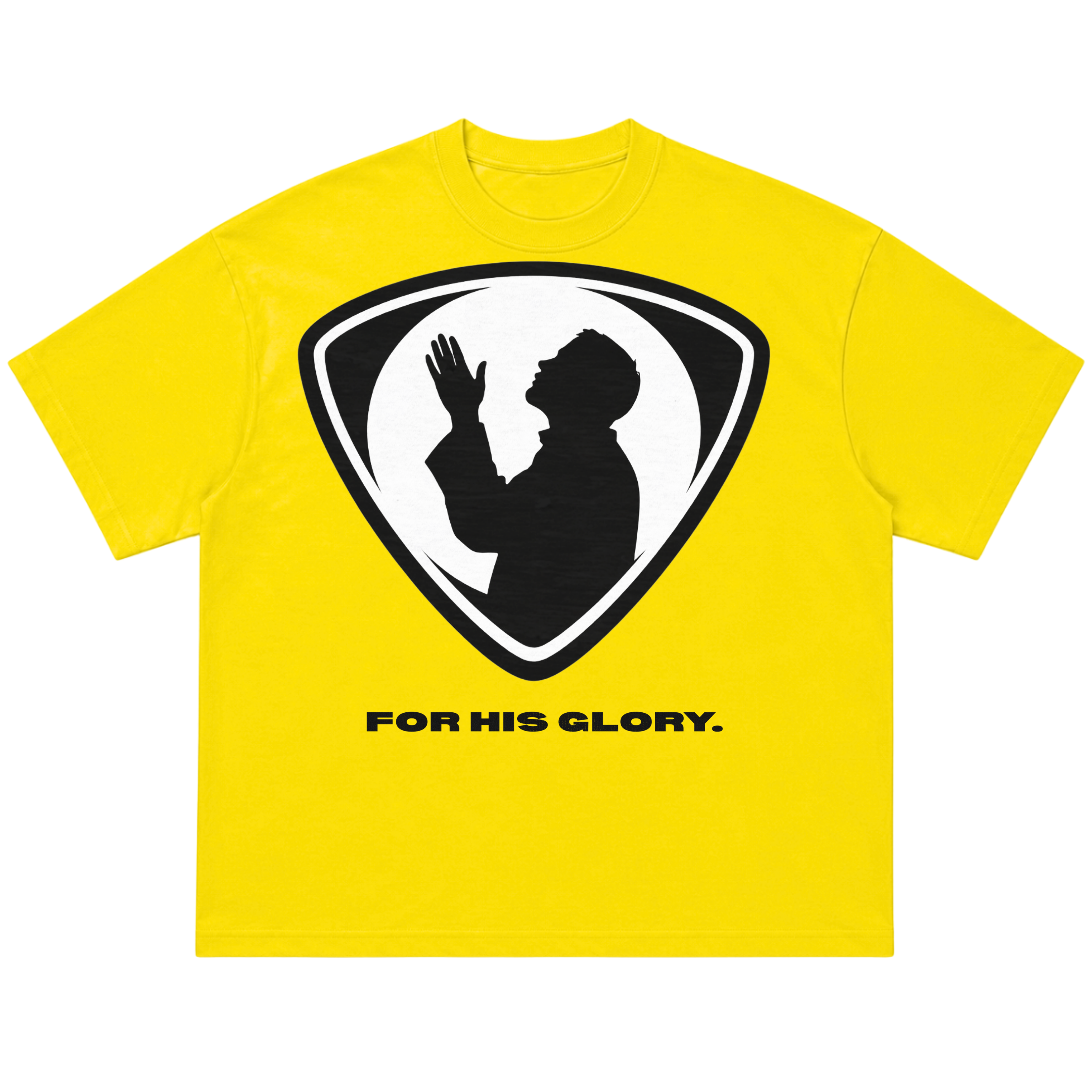 FOR HIS GLORY TEE [YELLOW] - DSC TOR
