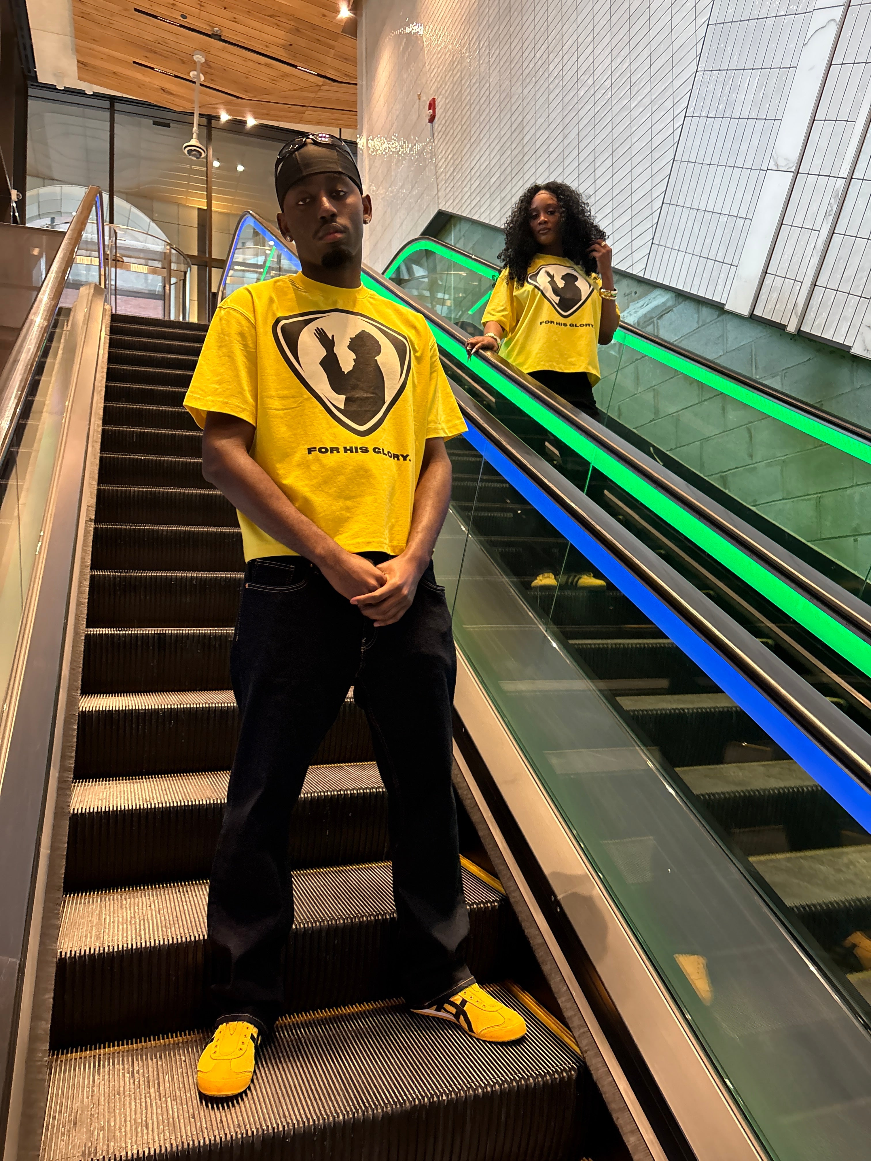 FOR HIS GLORY TEE [YELLOW] - DSC TOR