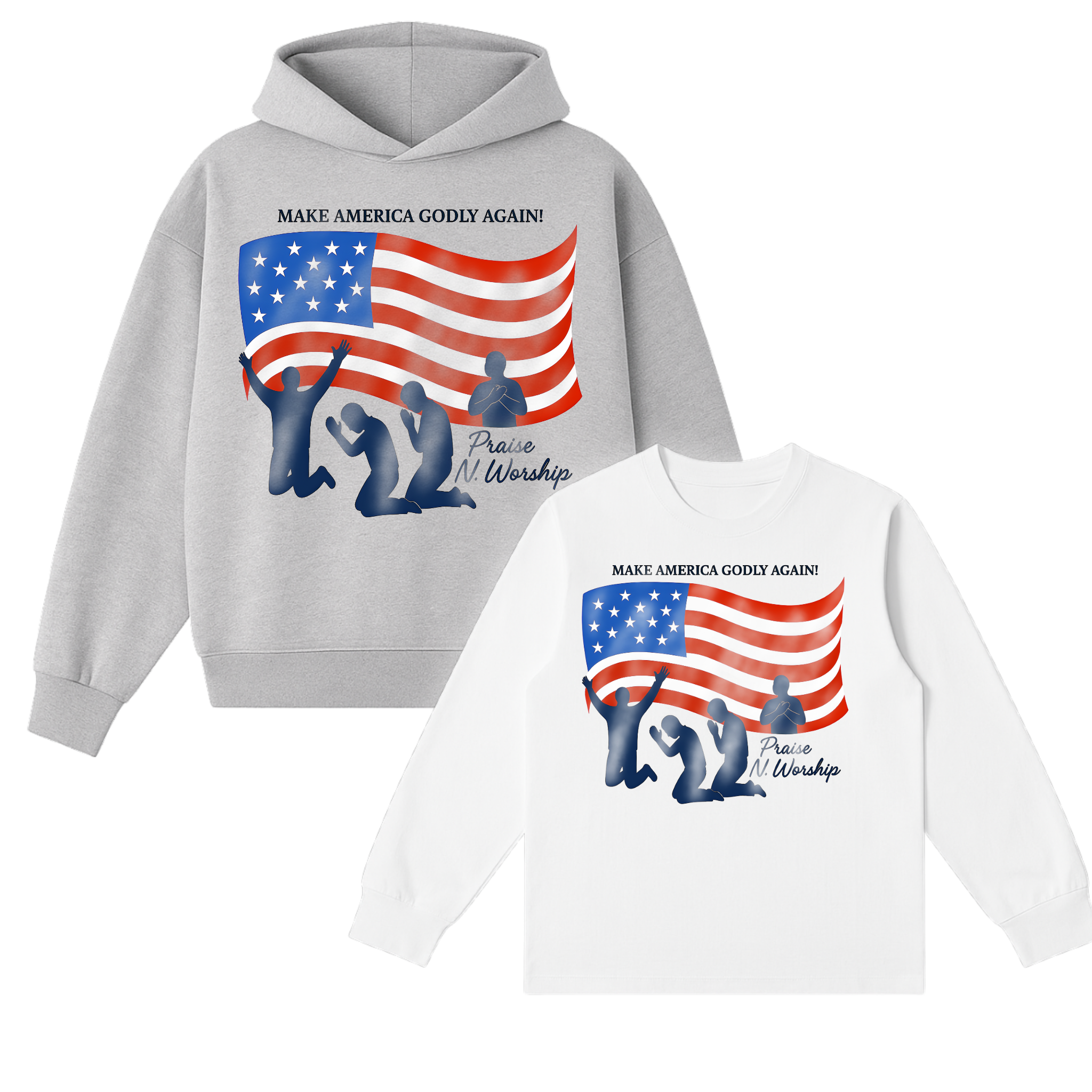 "MAKE AMERICA GODLY" COMBO [WHITE]