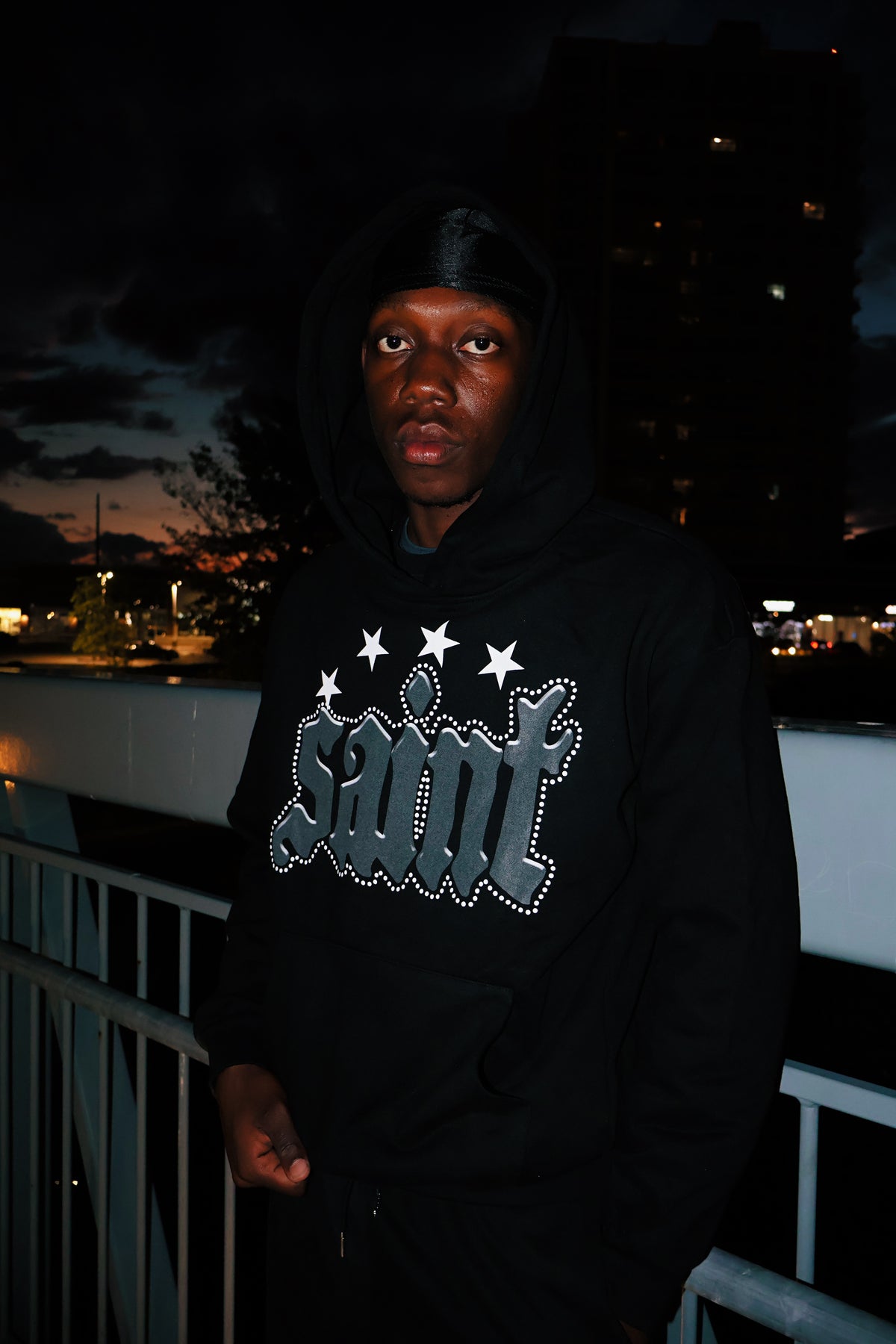 SAINTS HOOD V2 [BLACK]