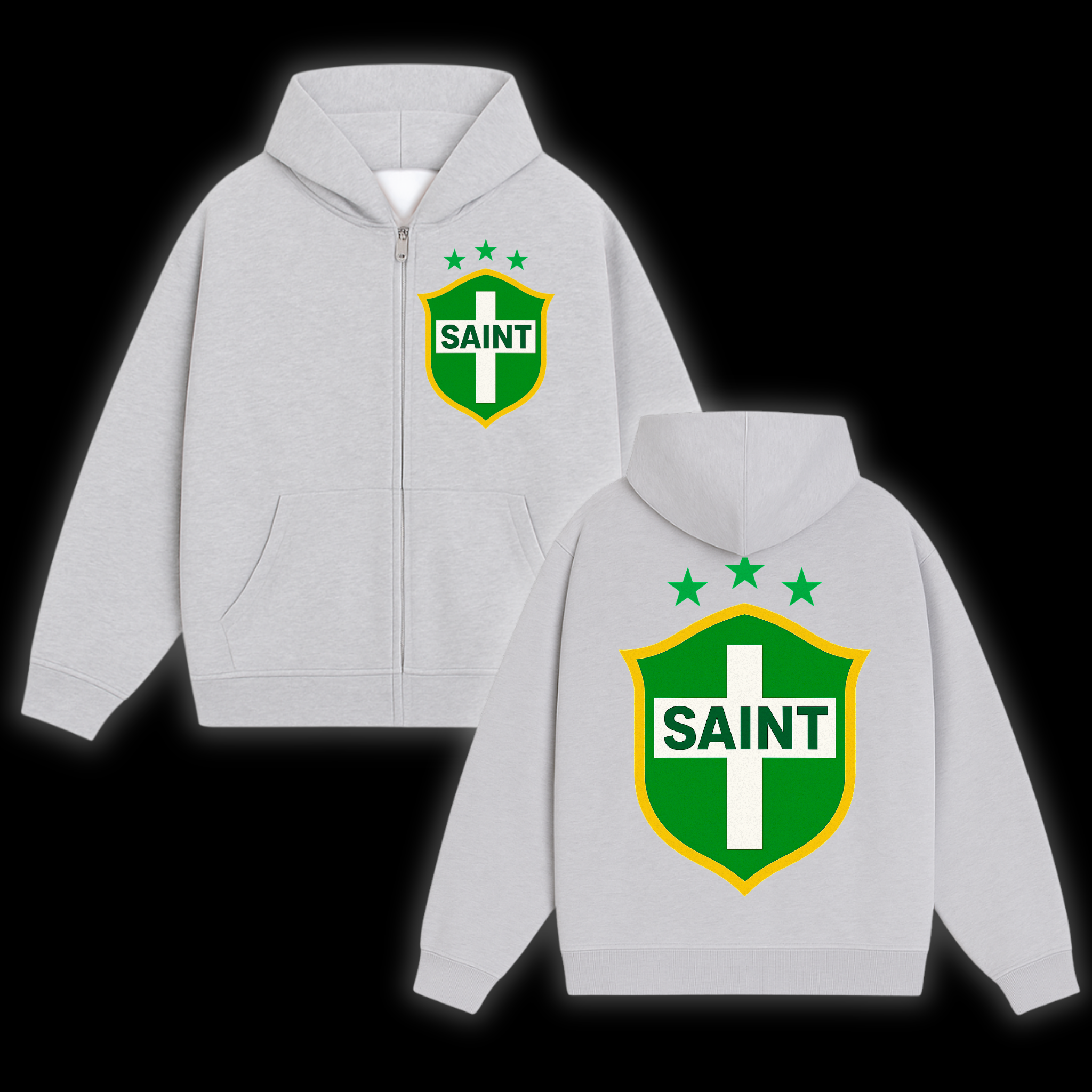 SAINT CREST ZIP-UP [GREEN] - DSC TOR