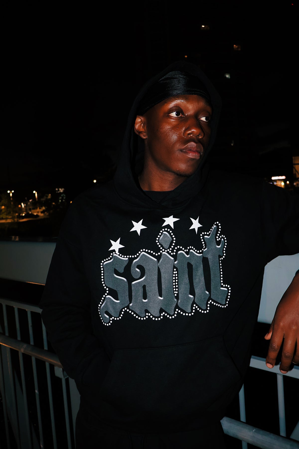 SAINTS HOOD V2 [BLACK]