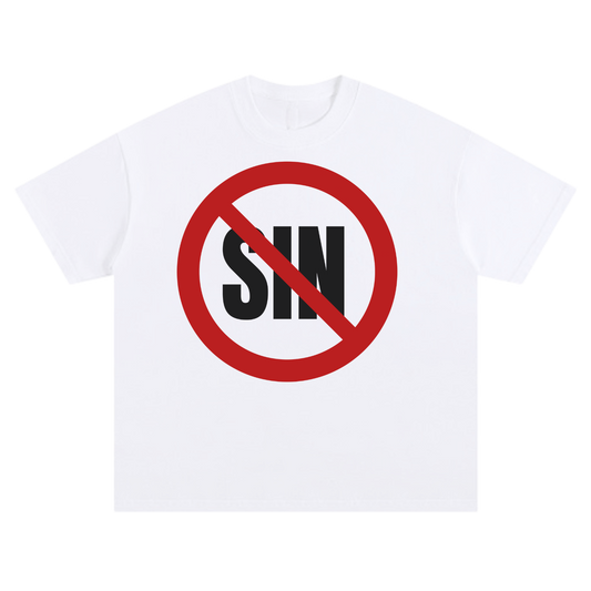 STOP SIN TEE [WHITE] - DSC TOR