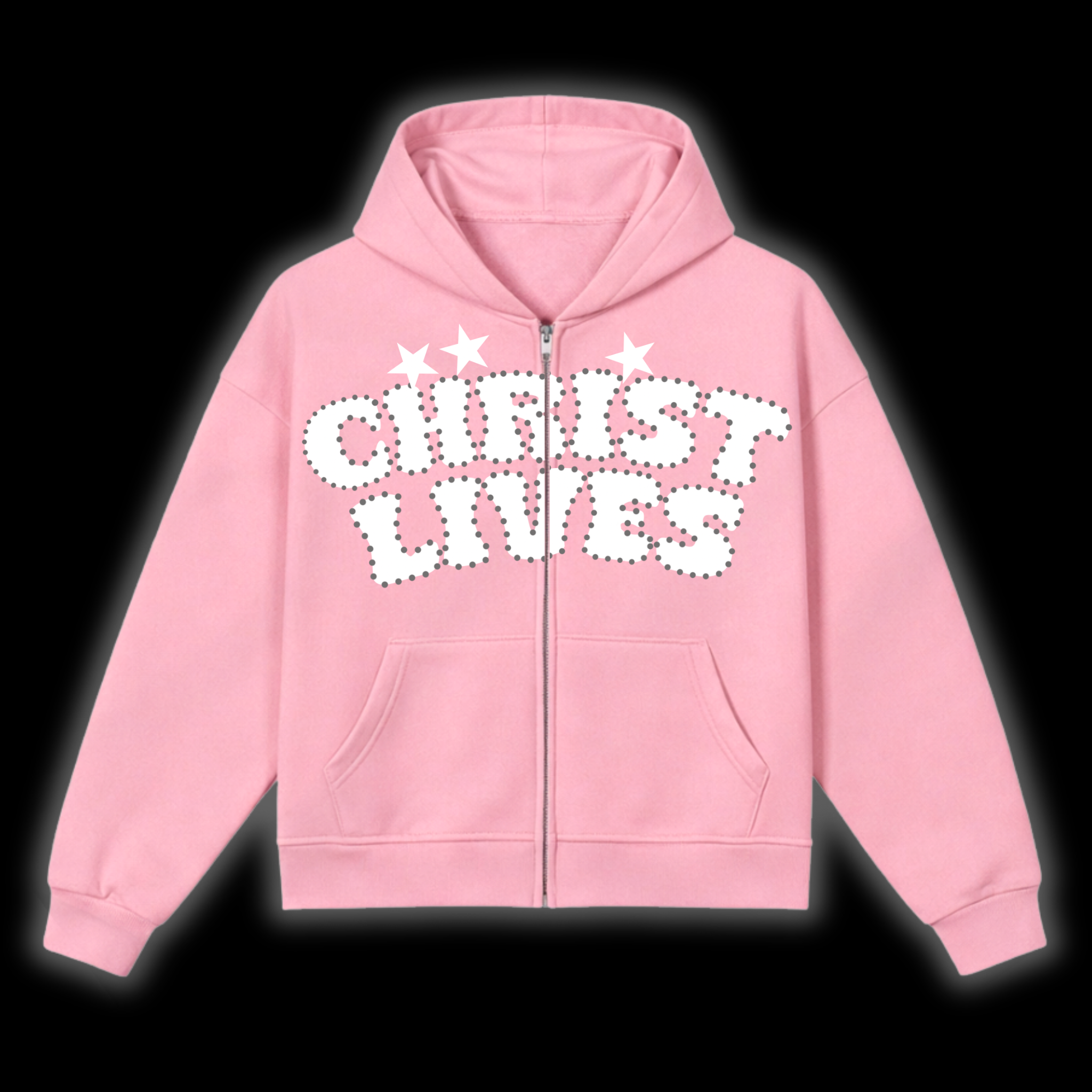 CHRIST LIVES ZIP UP [PINK] - DSC TOR