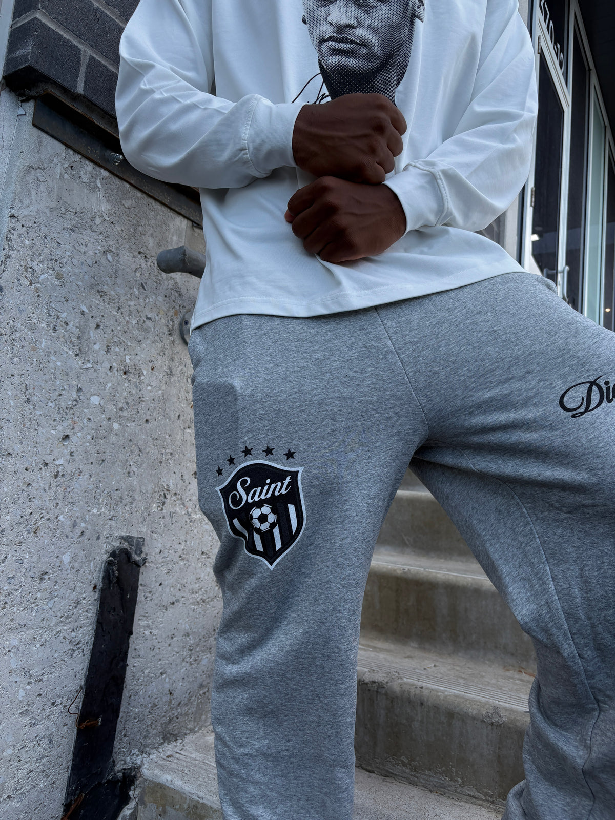 SAINT F.C. SWEATPANTS [GREY]