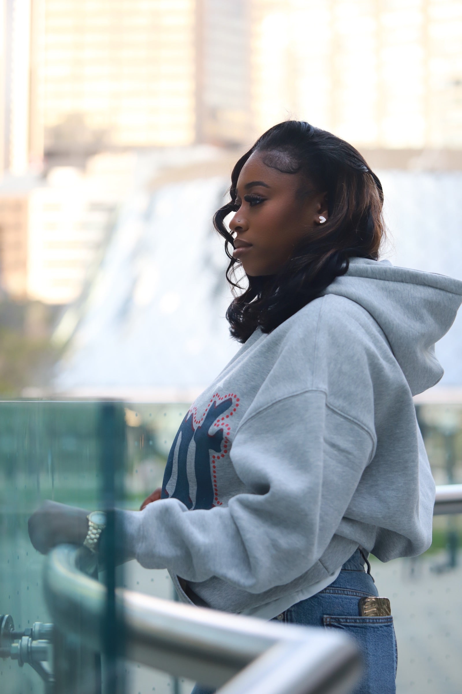 THE SAINTS HOOD [GREY]