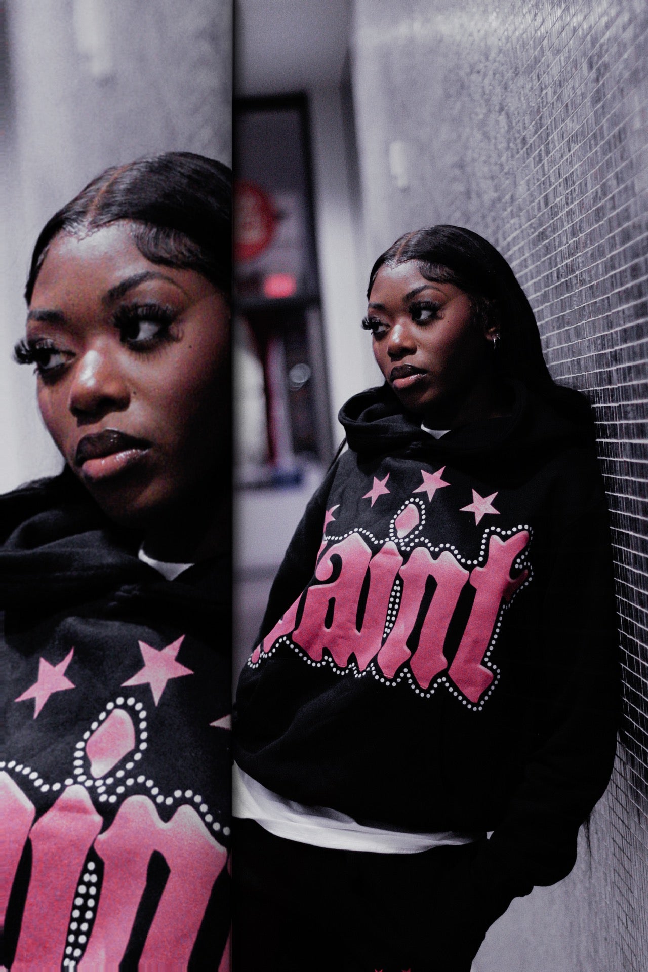 THE SAINTS HOOD V2 [PINK] - DSC TOR