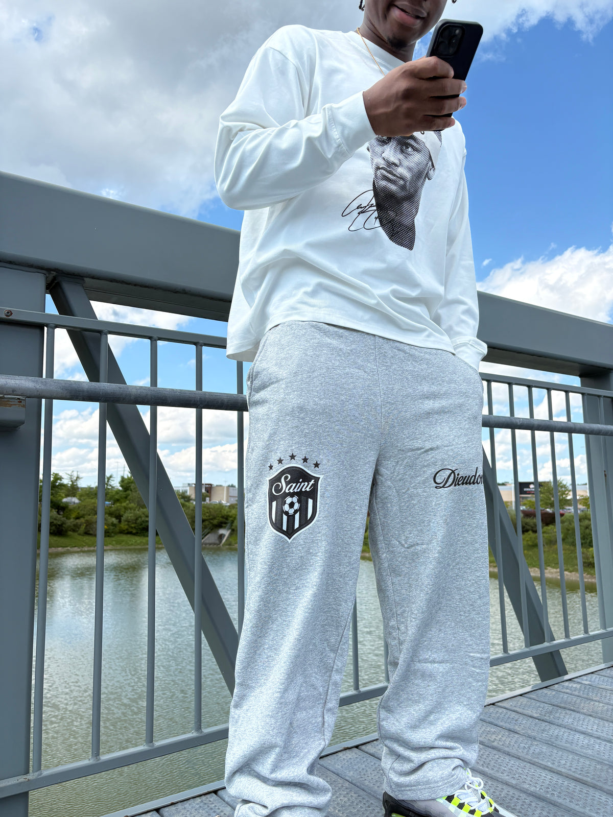 SAINT F.C. SWEATPANTS [GREY]