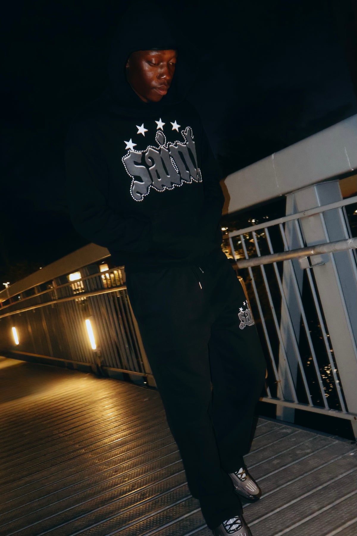 SAINTS HOOD V2 [BLACK]