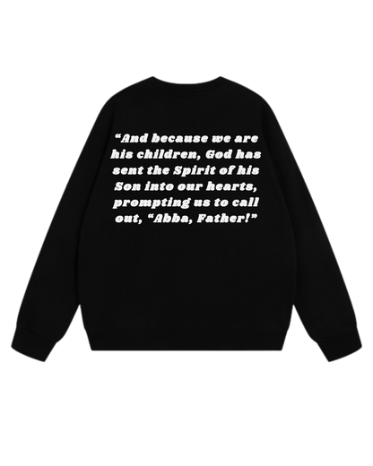 FATHER I'M YOURS CREWNECK [BLACK]