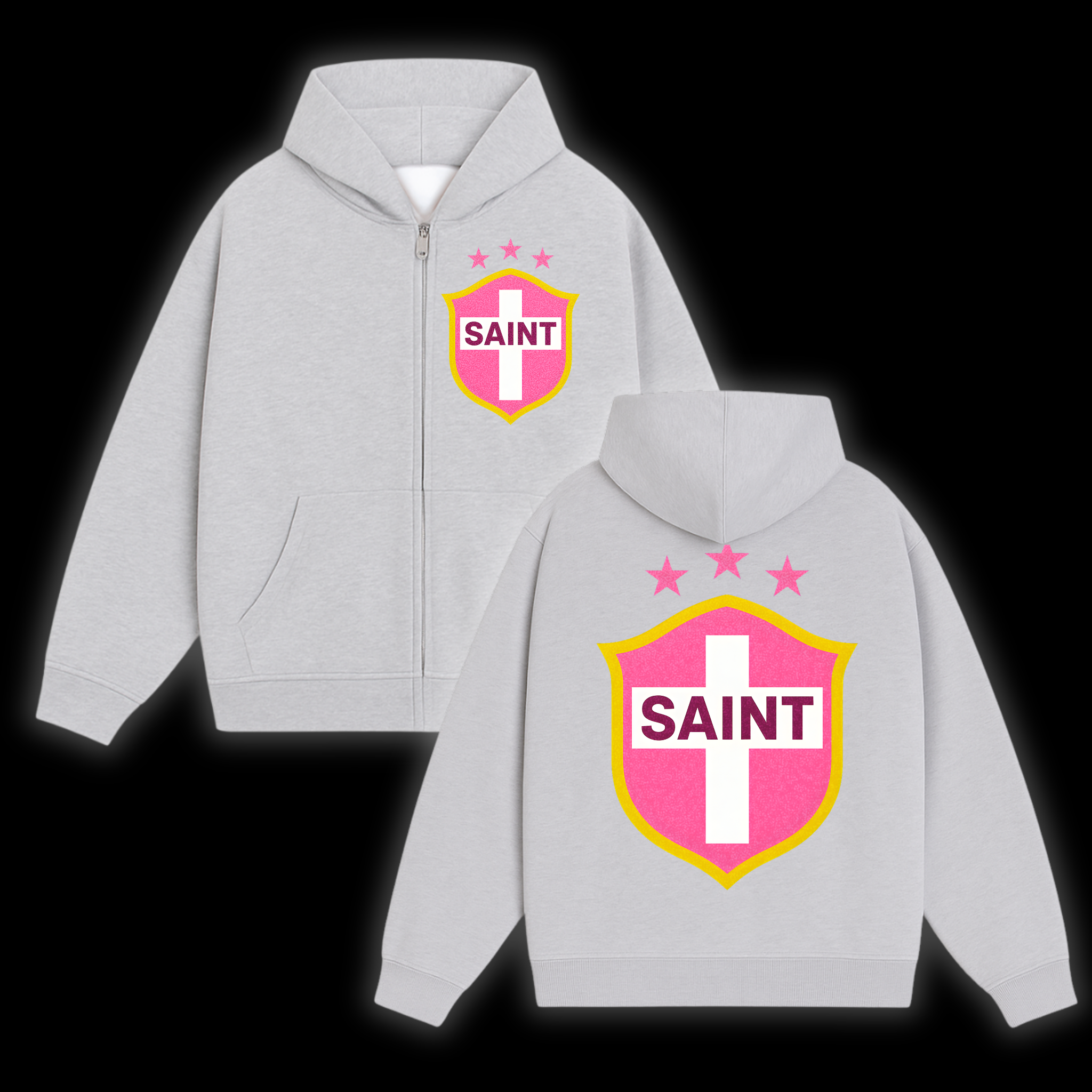SAINT CREST ZIP-UP [PINK] - DSC TOR