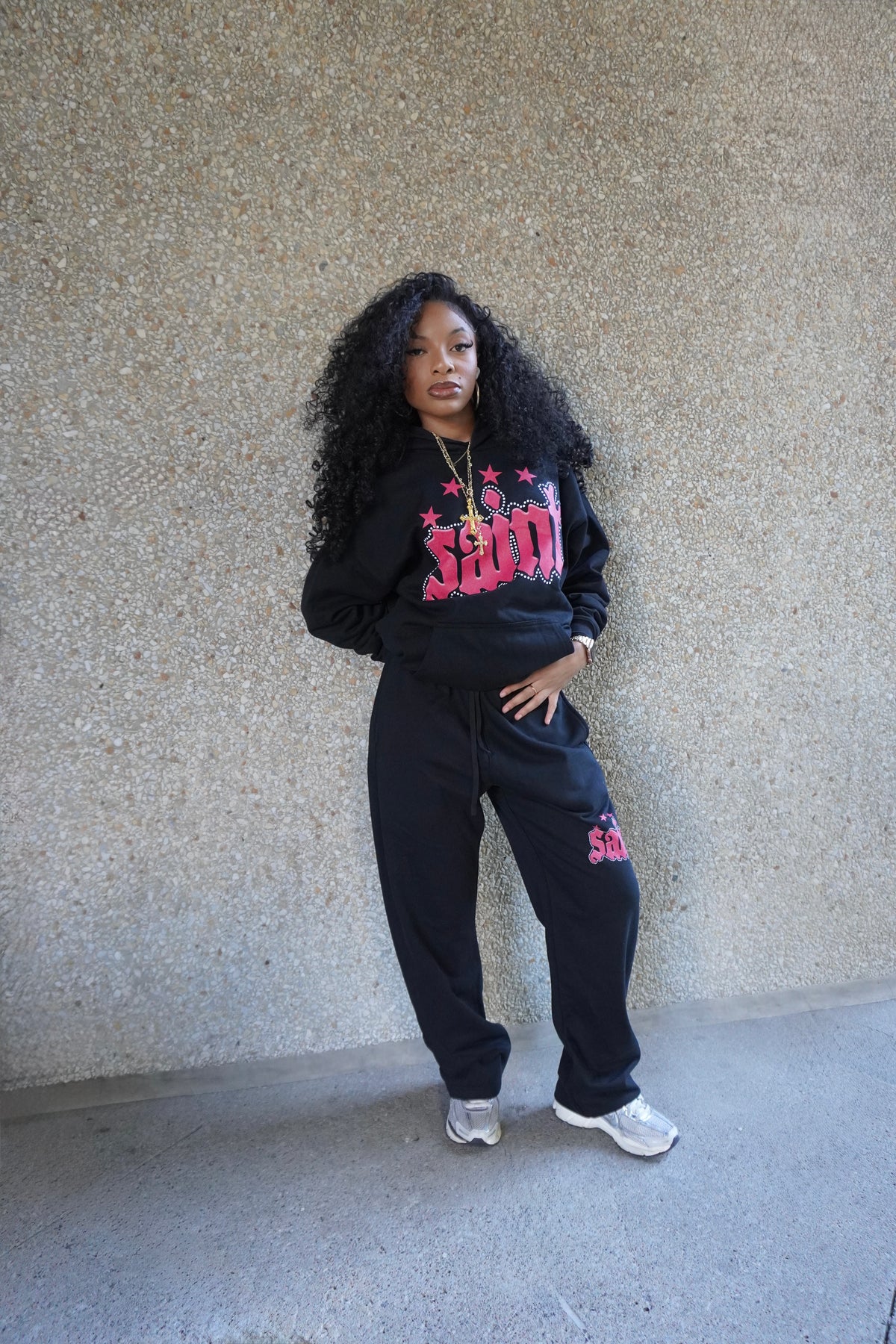 SAINTS SWEATPANT [PINK]