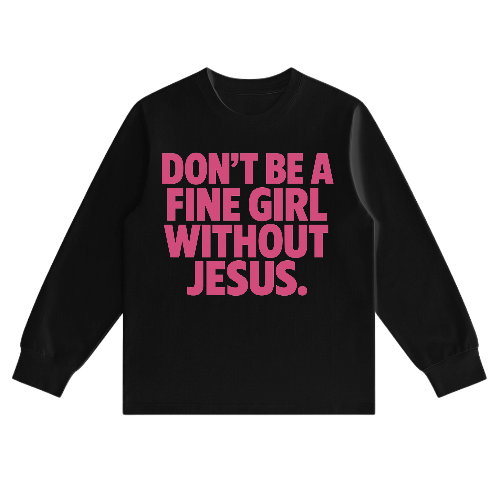 FINE GIRL WITH JESUS LS [PINK] - DSC TOR
