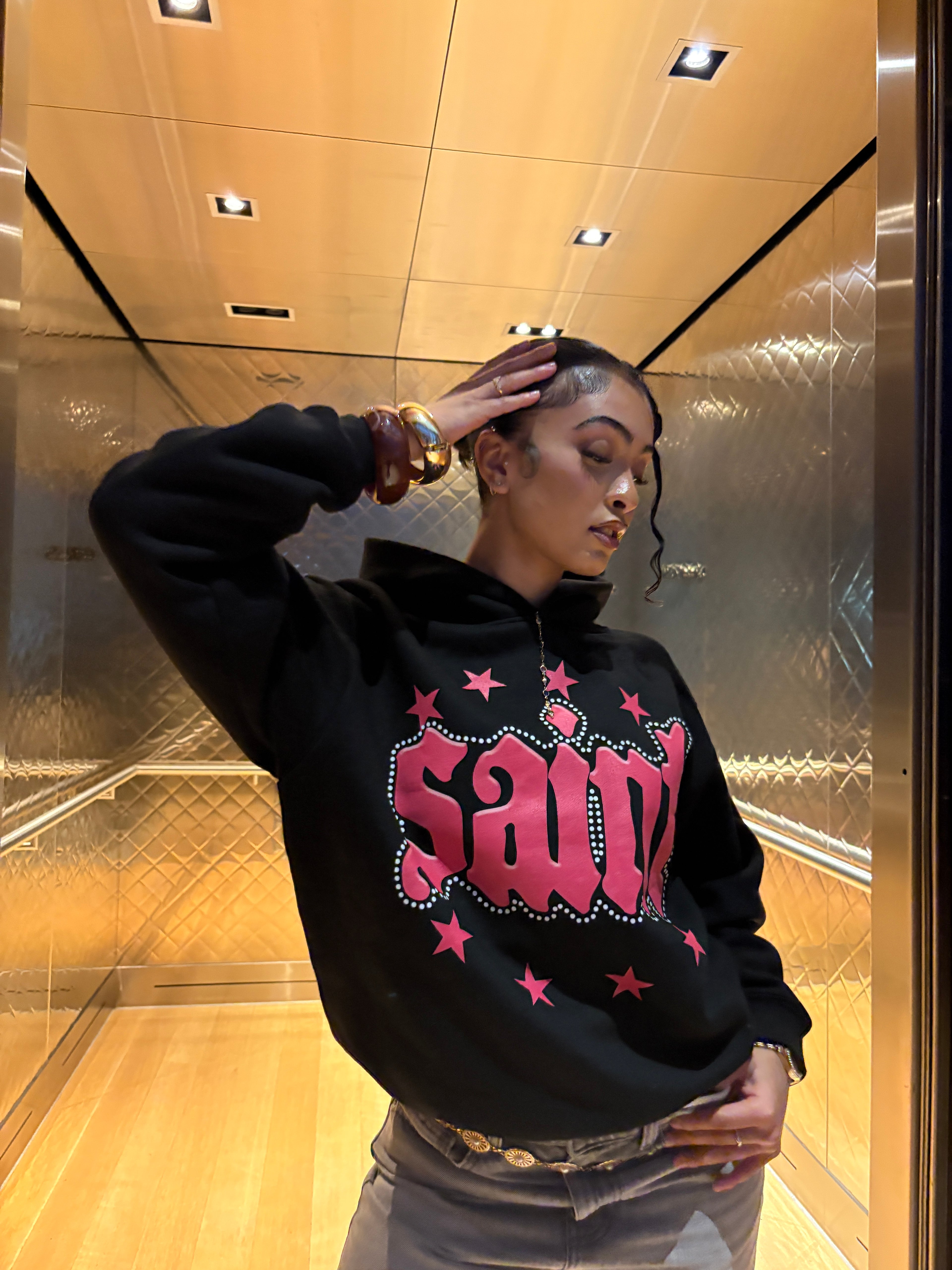 THE SAINTS HOOD [PINK]