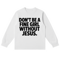 FINE GIRL WITH JESUS LS [WHITE] - DSC TOR