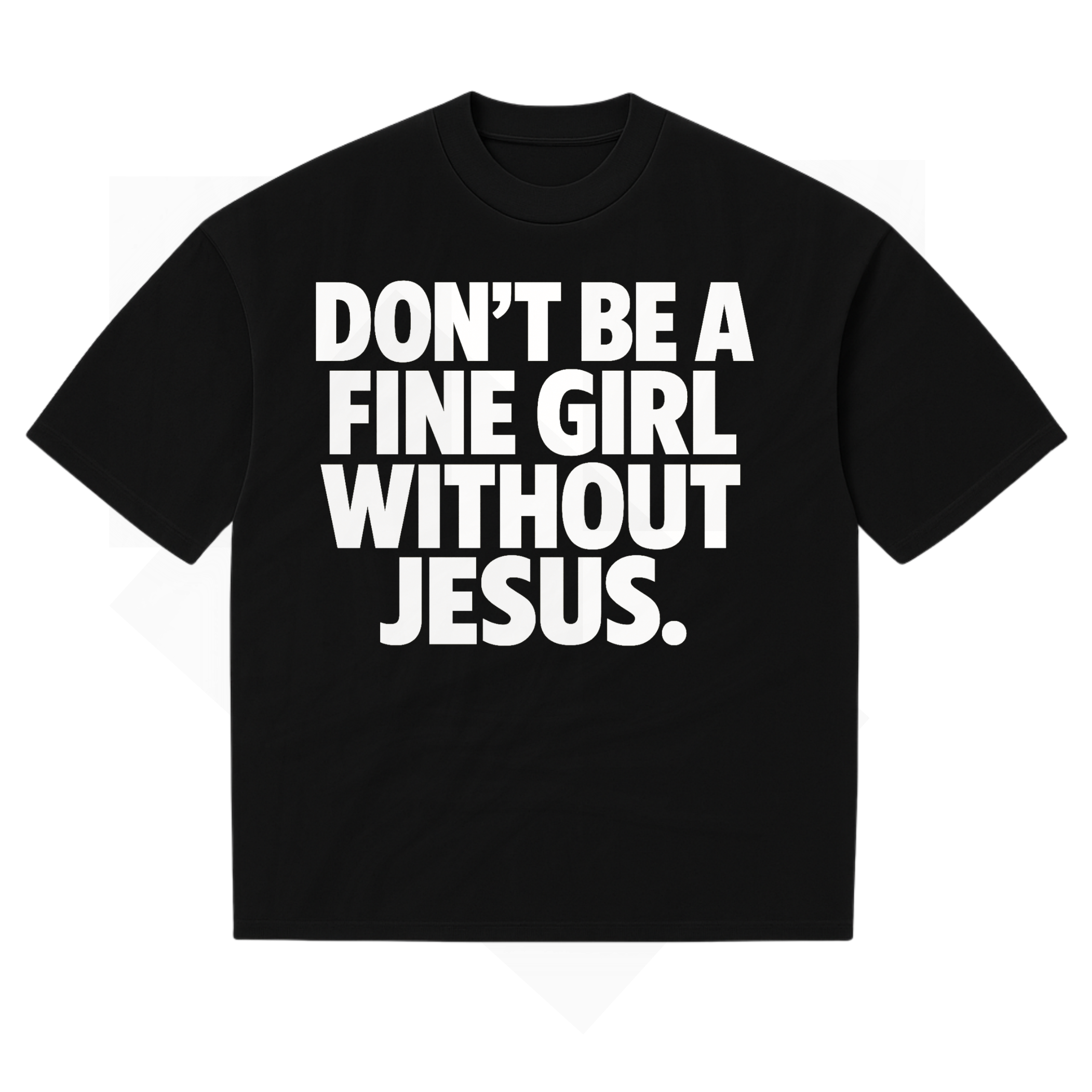 FINE GIRL WITH JESUS [BLACK/WHITE] - DSC TOR