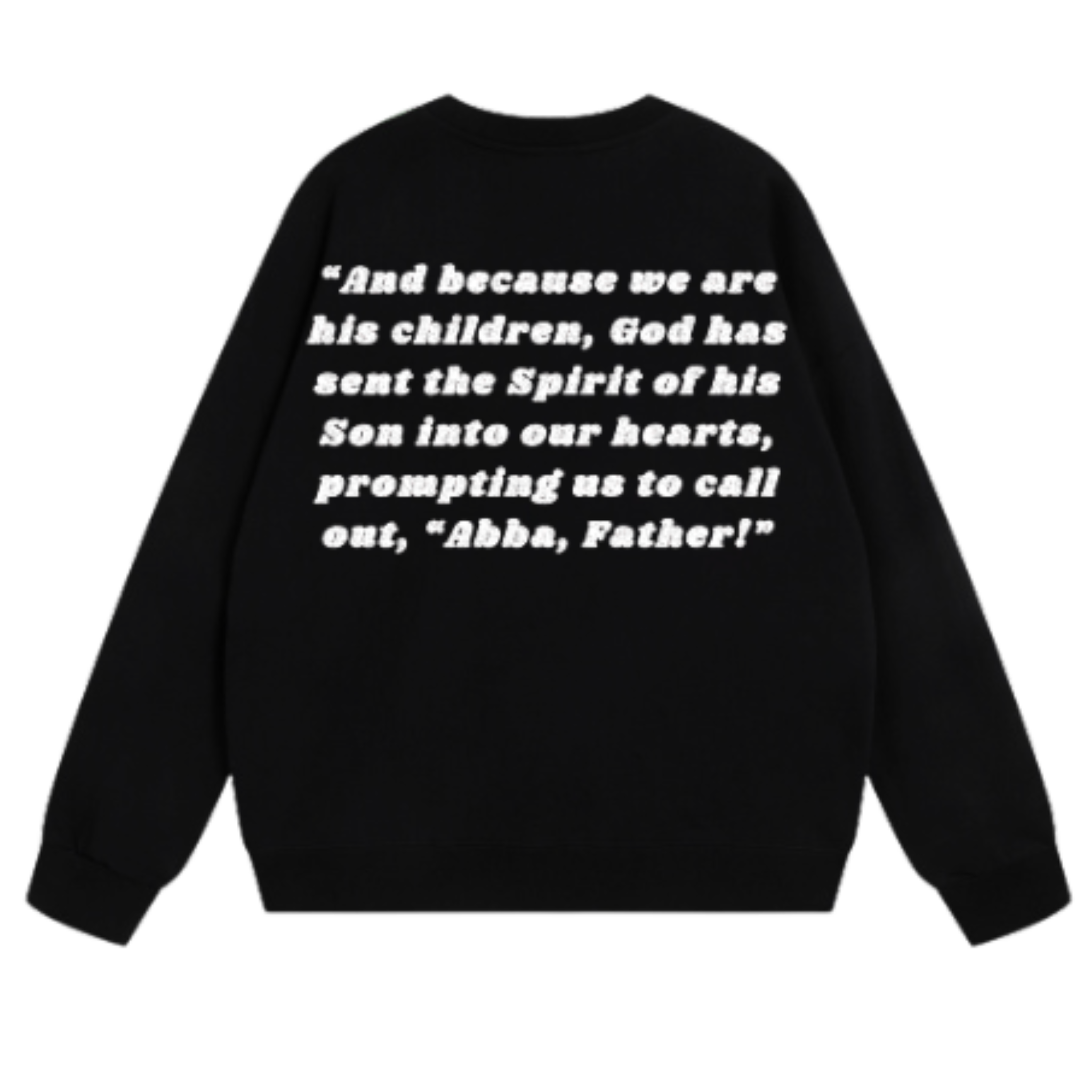 FATHER I'M YOURS CREWNECK [BLACK] - DSC TOR
