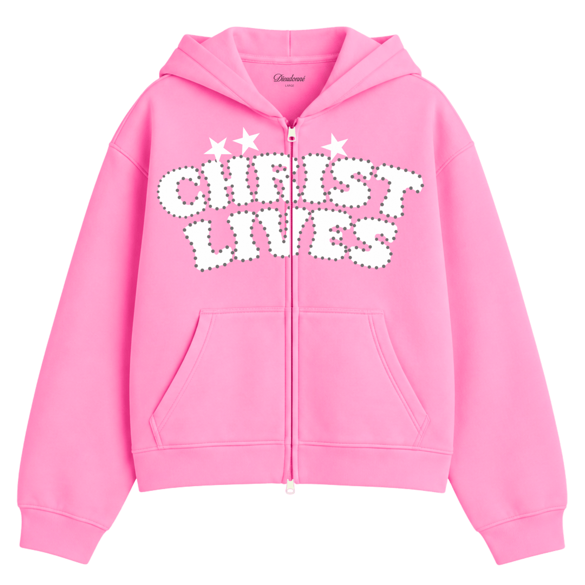 CHRIST LIVES ZIP UP [PINK] - DSC TOR