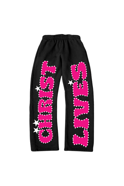 CL SWEATPANTS [BLACK/PINK] - DSC TOR