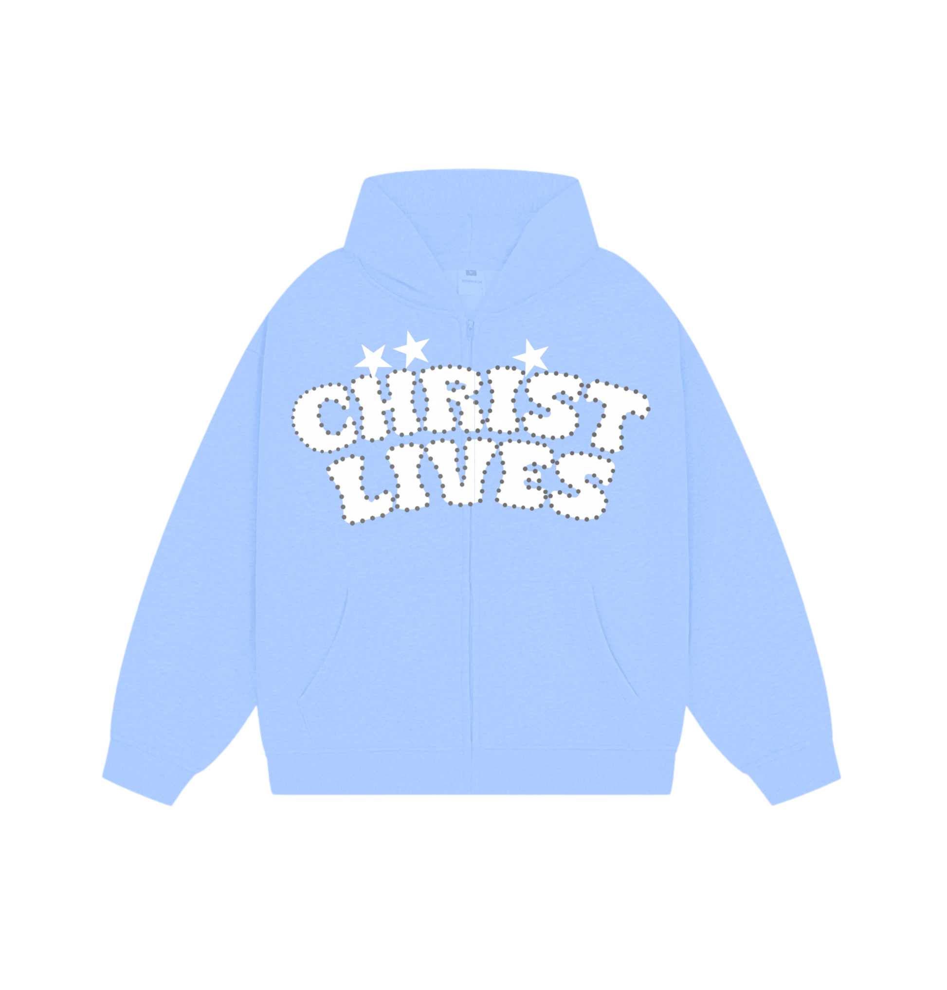 CL ZIP UP HOODIE [BABY BLUE] - DSC TOR
