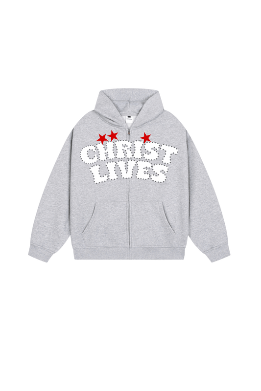 CL ZIP UP HOODIE [GREY] - DSC TOR