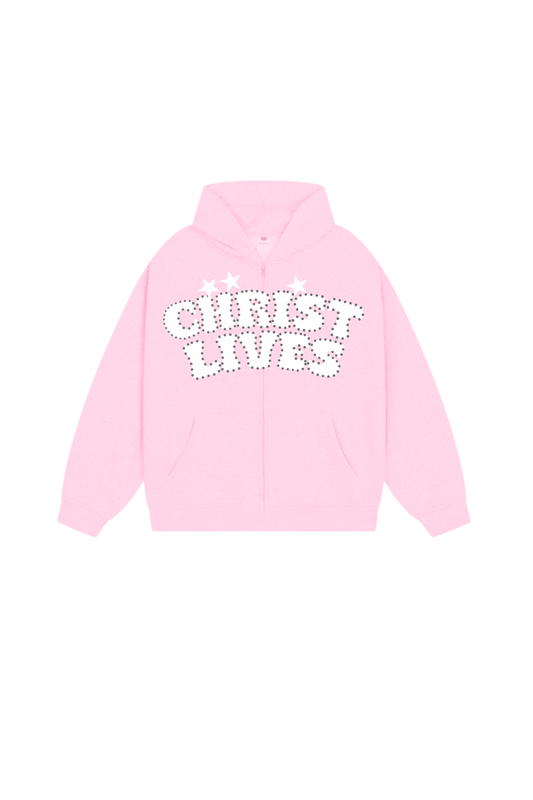 CL ZIP UP HOODIE [PINK] - DSC TOR