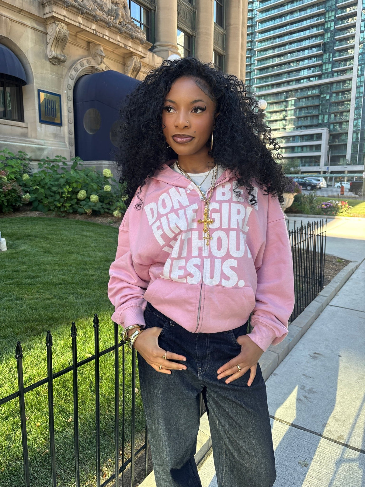 FINE GIRL ZIP UP [PINK] - DSC TOR
