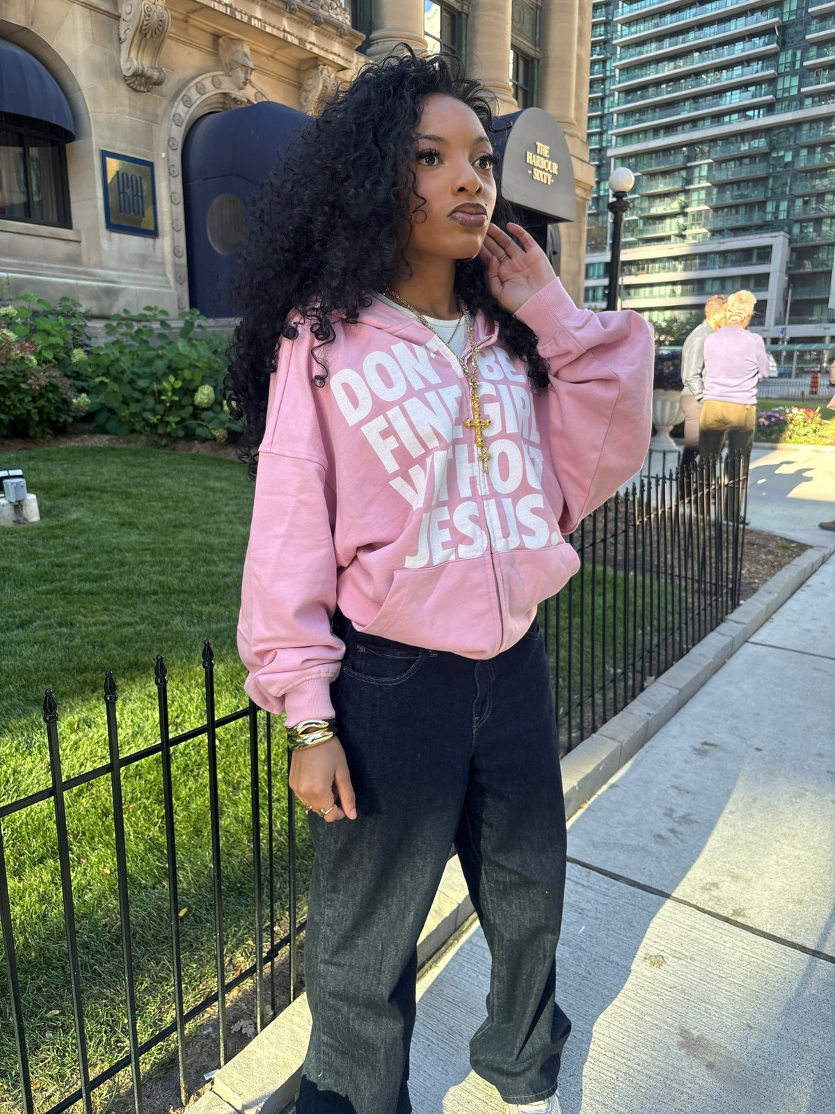 FINE GIRL ZIP UP [PINK] - DSC TOR