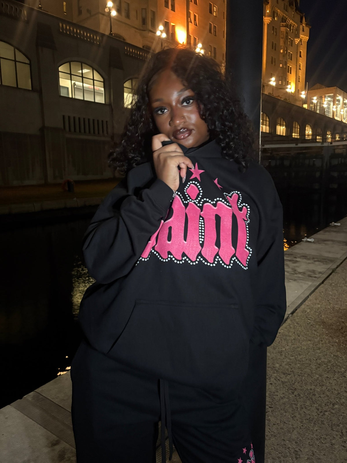 SAINTS HOOD V2 [PINK] - DSC TOR