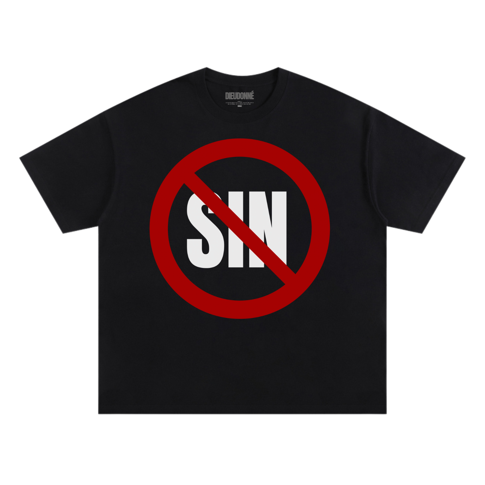 STOP SIN TEE [BLACK]