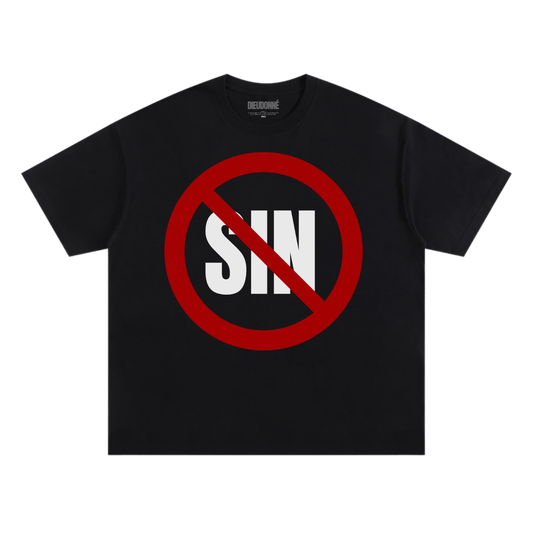 STOP SIN TEE [BLACK] - DSC TOR