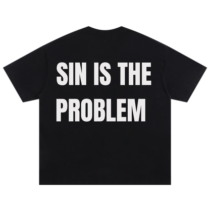 STOP SIN TEE [BLACK] - DSC TOR